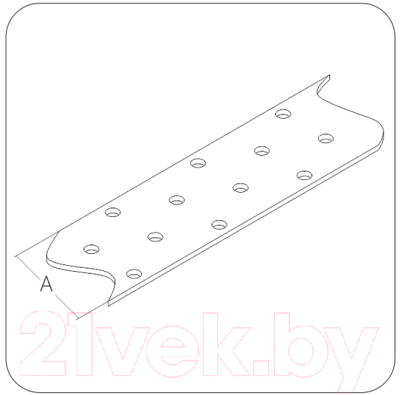 Лента перфорированная ЕКТ 60x2.00/10 / V020226 (10м)