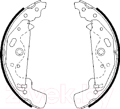 

Тормозные колодки Bosch, 0986487643