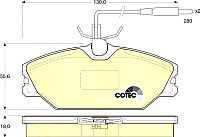 

Тормозные колодки, GDB1030