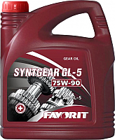 Трансмиссионное масло Favorit Syntgear 75W90 GL-5 / 56015 (4л) - 