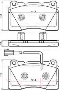 

Тормозные колодки Bosch, 0986494539