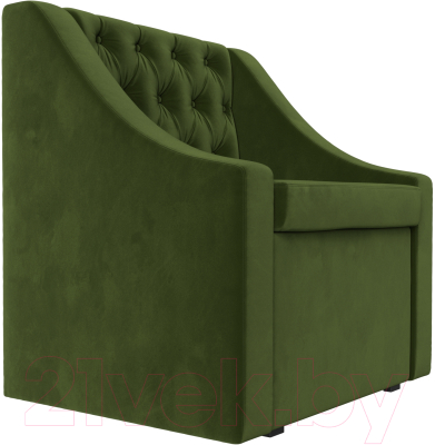 Кресло мягкое Mebelico Мерлин / 100463 (микровельвет, зеленый)
