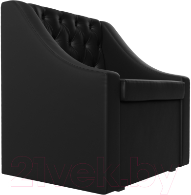 Кресло мягкое Mebelico Мерлин / 100473 (экокожа, черный)