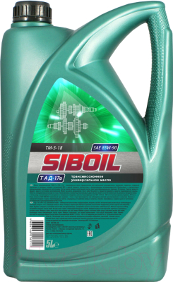 Трансмиссионное масло SibOil ТАД-17и (ТМ-5-18) / 6054 (5л)