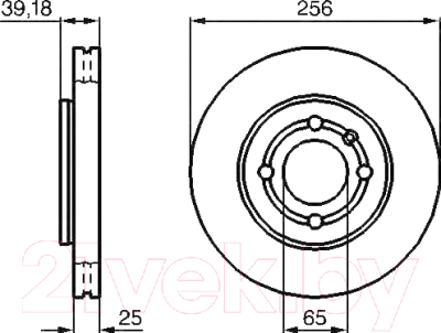 

Тормозной диск Bosch, 0986479054