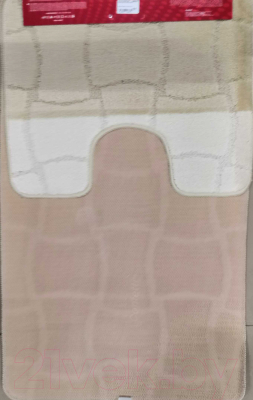 Набор ковриков для ванной и туалета Maximus Sariyer 2540 (50x80/40x50, бежевый)