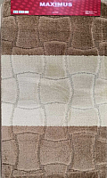 Набор ковриков для ванной и туалета Maximus Sariyer 2546 (60x100/50x60, светло-коричневый) - 