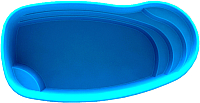 Пруд декоративный Polimerlist Премиум 6500С (синий) - 