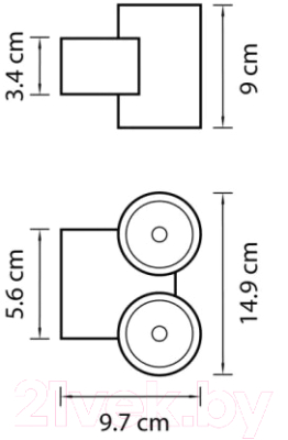 Бра уличное Lightstar Paro 352674