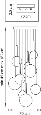 Люстра Lightstar Globo 813092