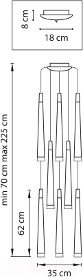 Люстра Lightstar Punto 807084