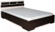 Полуторная кровать SV-мебель Спальня Эдем 2 120x200 (дуб венге/дуб млечный) - 