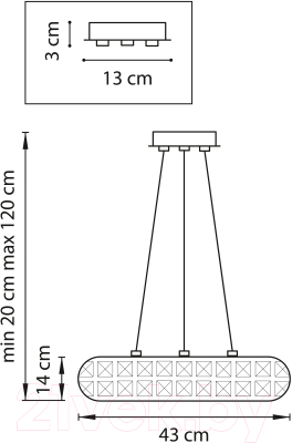 Люстра Lightstar Onda 741064