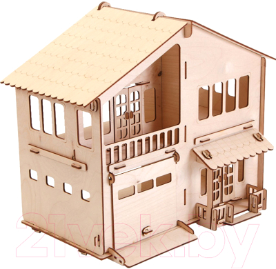 Кукольный домик POLLY Дом с гаражом