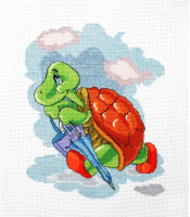 Набор для вышивания БЕЛОСНЕЖКА Черепаха с зонтиком / 123-14 - 