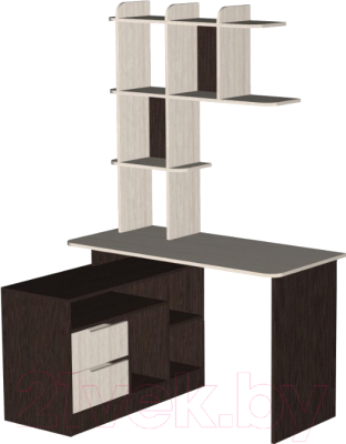 Надстройка для стола Мебель-Класс Имидж-3 (венге/дуб шамони)