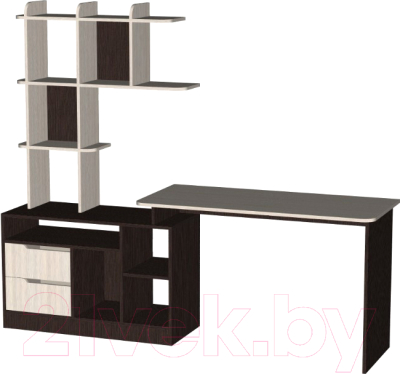 Надстройка для стола Мебель-Класс Имидж-3 (венге/дуб шамони)