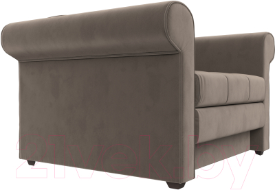 Кресло-кровать Лига Диванов Берли / 101278 (велюр, коричневый)