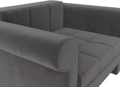 Кресло-кровать Лига Диванов Берли / 101279 (велюр, серый)