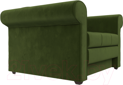 Кресло-кровать Лига Диванов Берли / 101283 (вельвет, зеленый)