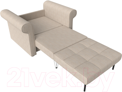 Кресло-кровать Лига Диванов Берли / 101287 (рогожка, бежевый)