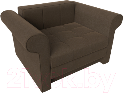 Кресло-кровать Лига Диванов Берли / 101288 (рогожка, коричневый)
