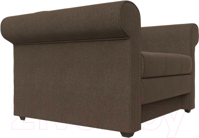 Кресло-кровать Лига Диванов Берли / 101288 (рогожка, коричневый)
