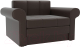 Кресло-кровать Лига Диванов Берли / 101292 (экокожа, коричневый) - 