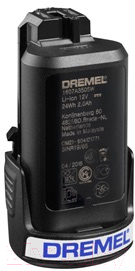 Аккумулятор для электроинструмента Dremel 12 V Li 2.0 Ah (2.615.088.0JA)