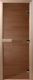 Стеклянная дверь для бани/сауны Doorwood Теплый день 200x70 (бронза, коробка листва) - 