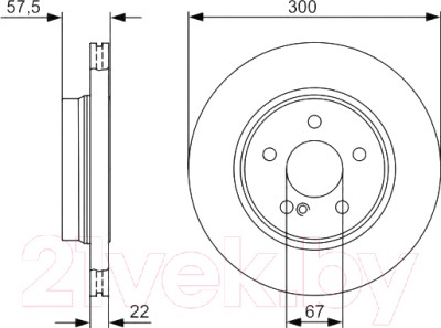 

Тормозной диск Bosch, 0986479411