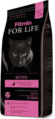 Сухой корм для кошек Fitmin For Life Kitten (400г)