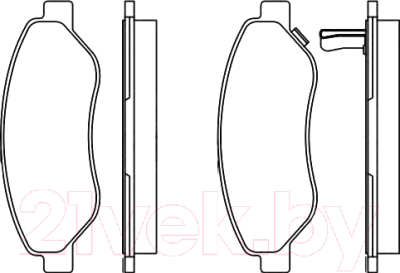 

Тормозные колодки Bosch, 0986494345