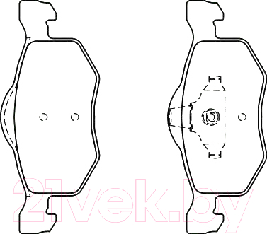 

Тормозные колодки Bosch, 0986494361