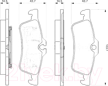 

Тормозные колодки Bosch, 0986494130