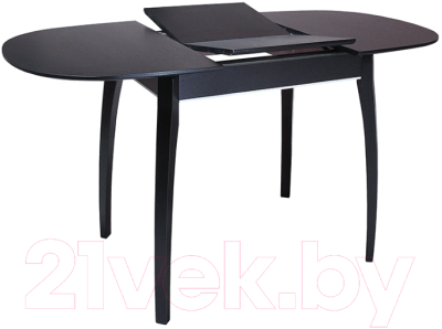 Обеденный стол ТехКомПро Арека М ножка 6 (дуб/тон венге)