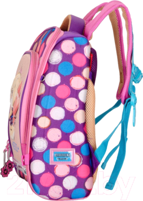 Школьный рюкзак Across ACR19-HK-09 (фиолетовый/бежевый)
