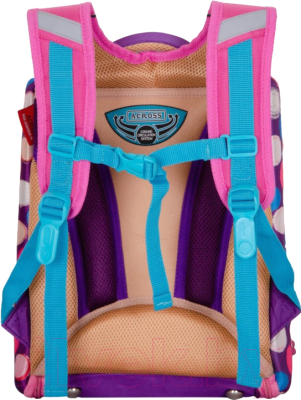 Школьный рюкзак Across ACR19-HK-09 (фиолетовый/бежевый)