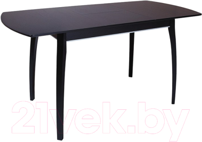 Обеденный стол ТехКомПро Арека ПО ножка 6 70x110-150x75 (дуб/тон венге)
