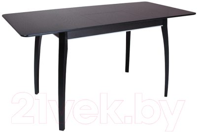 Обеденный стол ТехКомПро Арека ПР ножка 6 70x100-140x75 (дуб/тон венге)