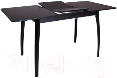 Обеденный стол ТехКомПро Арека ПР ножка 6 70x110-150x75 (дуб/тон венге)