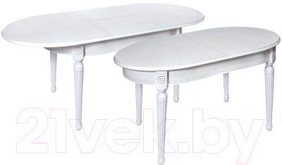 Обеденный стол ТехКомПро Лекс 2 ножка круглая (дуб/тон 1)
