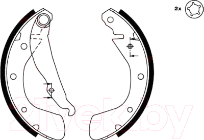 

Тормозные колодки TRW, GS8542