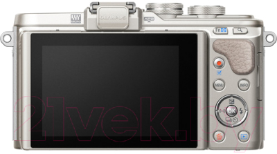 Беззеркальный фотоаппарат Olympus PEN E-PL8 Kit 14-42mm II R (белый/серебристый)