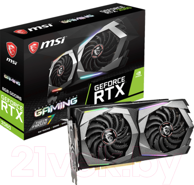 Видеокарта MSI RTX 2060 GAMING 6G