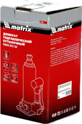Бутылочный домкрат Matrix 50766