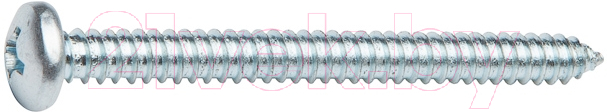 Шуруп Starfix Острый полусф. головка 4.2x25 DIN 7981 / SMC3-20278-1000 (1000шт, белый цинк) — фото 1