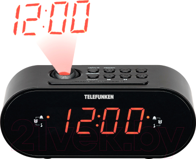 Радиочасы Telefunken TF-1506 (черный)