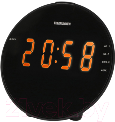 Радиочасы Telefunken TF-1572 (черный)