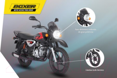 Мотоцикл Bajaj Boxer BM 125 X (синий)